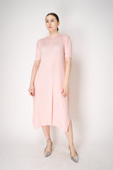 Pleats Please Issey Miyake Monthly Colors: March Dress in Pink Vancouver. Shop Online or in Store.