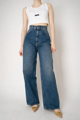 Dolce & Gabbana 5-Pocket Straight Leg Denim Trousers Vancouver. Shop Online or in Store.