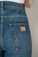 Dolce & Gabbana 5-Pocket Straight Leg Denim Trousers Vancouver. Shop Online or in Store.
