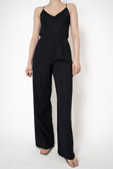 Peter O. Mahler Techno Stretch Pull-On Style Straight Leg Trousers in Black Vancouver. Shop Online or in Store.