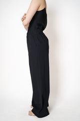 Peter O. Mahler Techno Stretch Pull-On Style Straight Leg Trousers in Black Vancouver. Shop Online or in Store.
