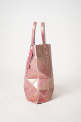 Bao Bao Issey Miyake Lucent Metallic Medium Tote in Pink