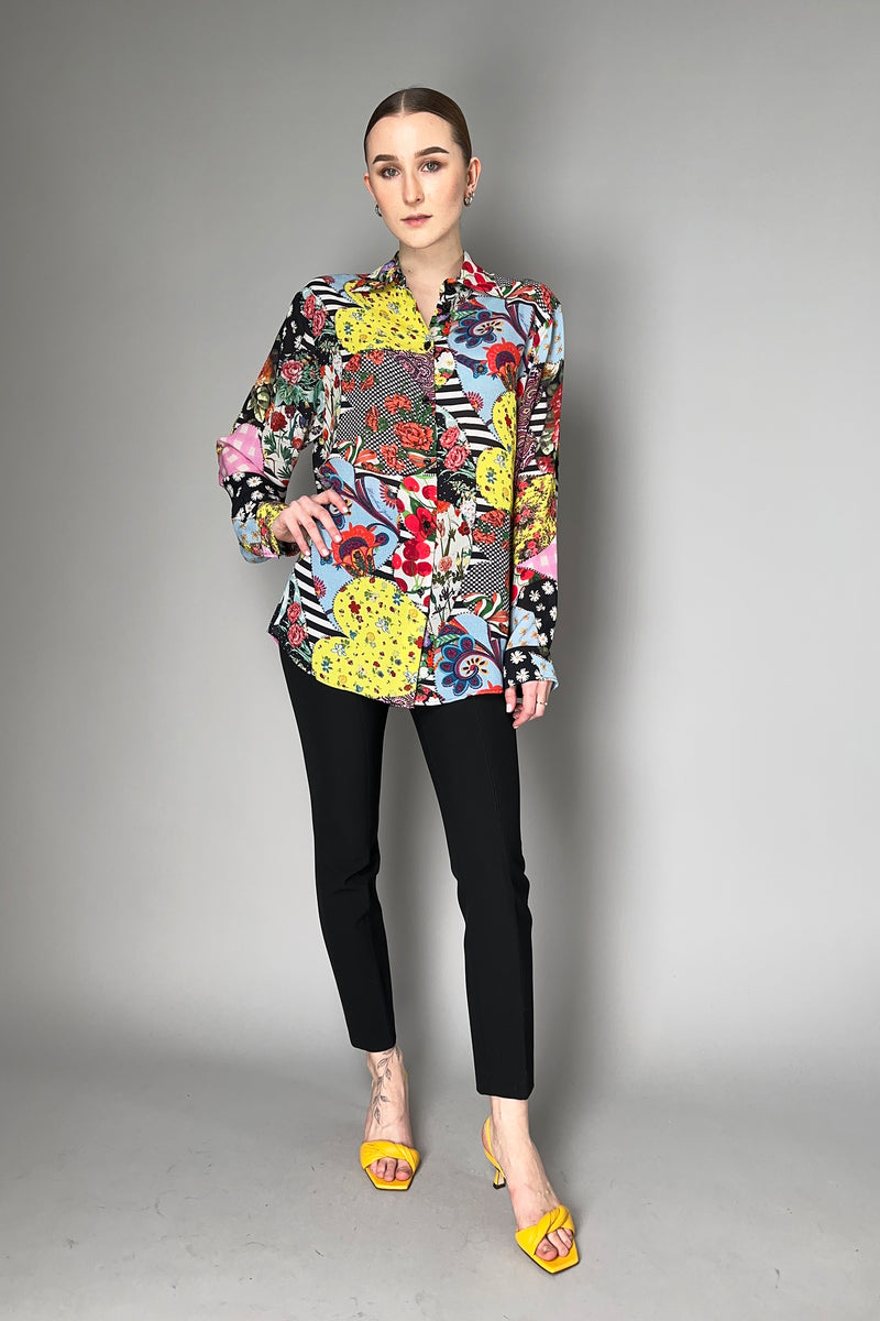 Moschino Jeans Patchwork Blouse