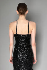 Moschino Jeans Sequin Camisole in Black