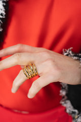 Alexis Bittar Layered Ring in Gold