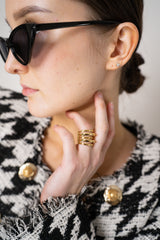 Alexis Bittar Layered Ring in Gold