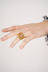Alexis Bittar Layered Ring in Gold