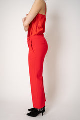 Dorothee Schumacher Stretch Knit Punto Milano Flared Pants in Lollipop