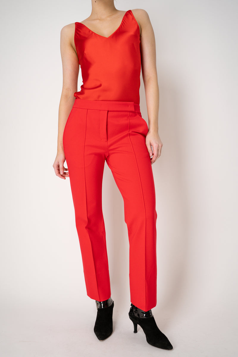 Dorothee Schumacher Stretch Knit Punto Milano Flared Pants in Lollipop