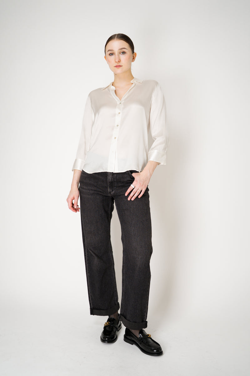 Rag & Bone Baggy Low-Rise Dre Boyfriend in Black Wash Vancouver. Shop Online or in Store.