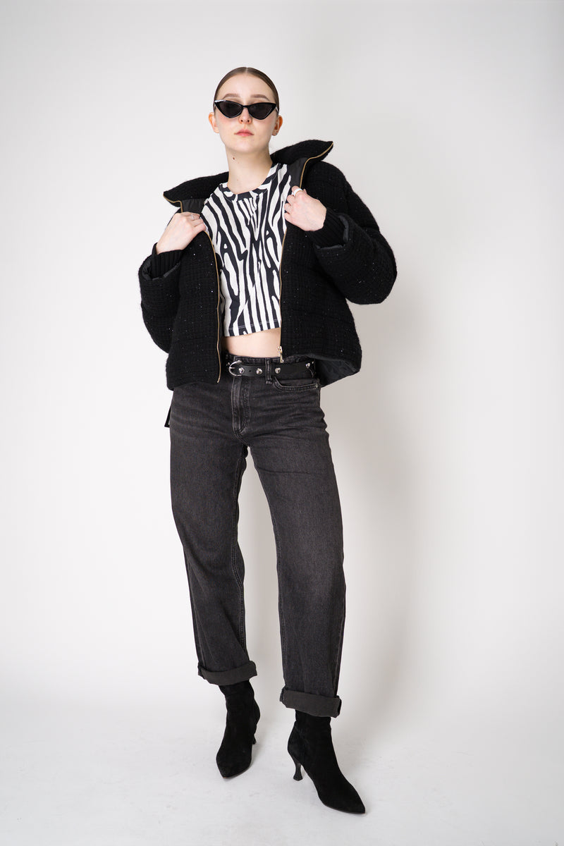 Rag & Bone Baggy Low-Rise Dre Boyfriend in Black Wash Vancouver. Shop Online or in Store.