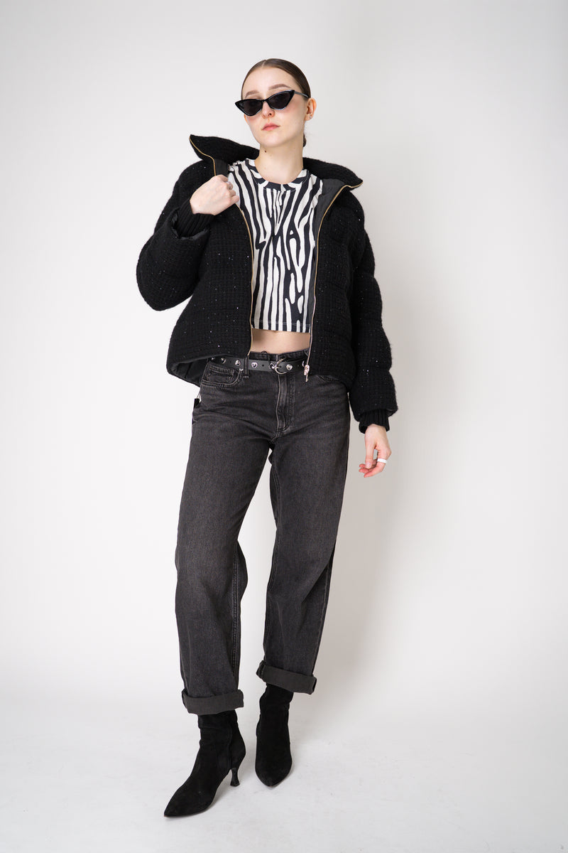 Rag & Bone Baggy Low-Rise Dre Boyfriend in Black Wash Vancouver. Shop Online or in Store.