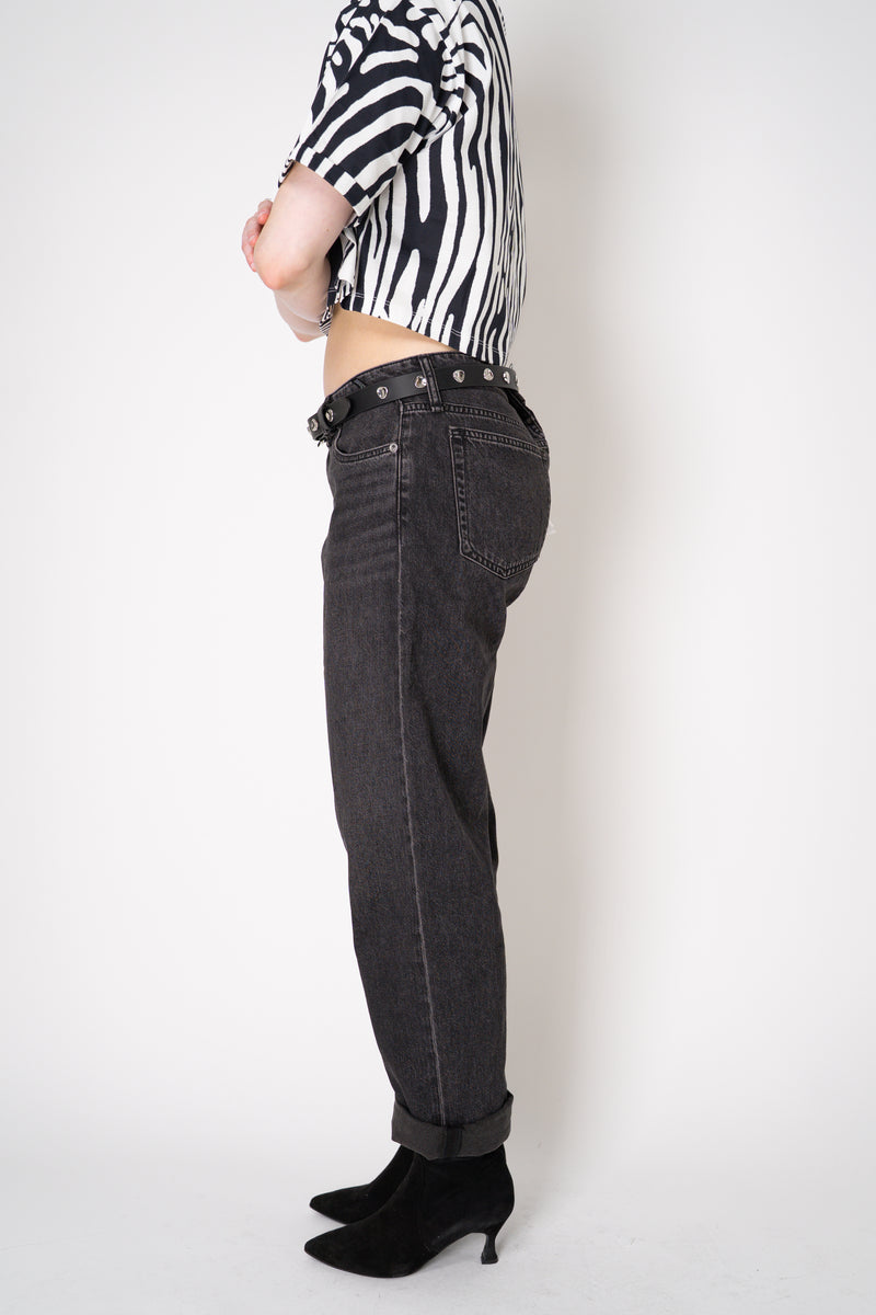 Rag & Bone Baggy Low-Rise Dre Boyfriend in Black Wash Vancouver. Shop Online or in Store.