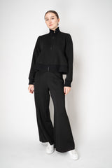 MeiMeiJ Stretch Viscose High Rise Pull-On Trousers in Black Vancouver. Shop Online or in Store.