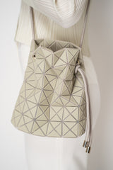 Bao Bao Issey Miyake Wring Clay Small Bucket Bag in Sage Green