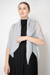 Pleats Please Issey Miyake Basic Scarf in Icy Grey