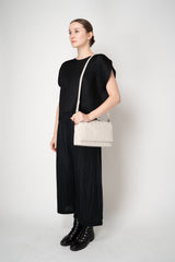 Bao Bao Issey Miyake Fossette Shoulder Bag in Cream