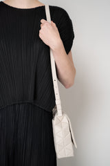 Bao Bao Issey Miyake Fossette Shoulder Bag in Cream