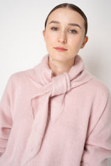 Rag & Bone Jada Brushed Cashmere Bandana Scarf in Pink