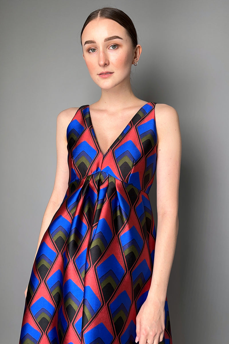 Odeeh Cinabar Long Peacock Dress- Ashia Mode- Vancouver, BC