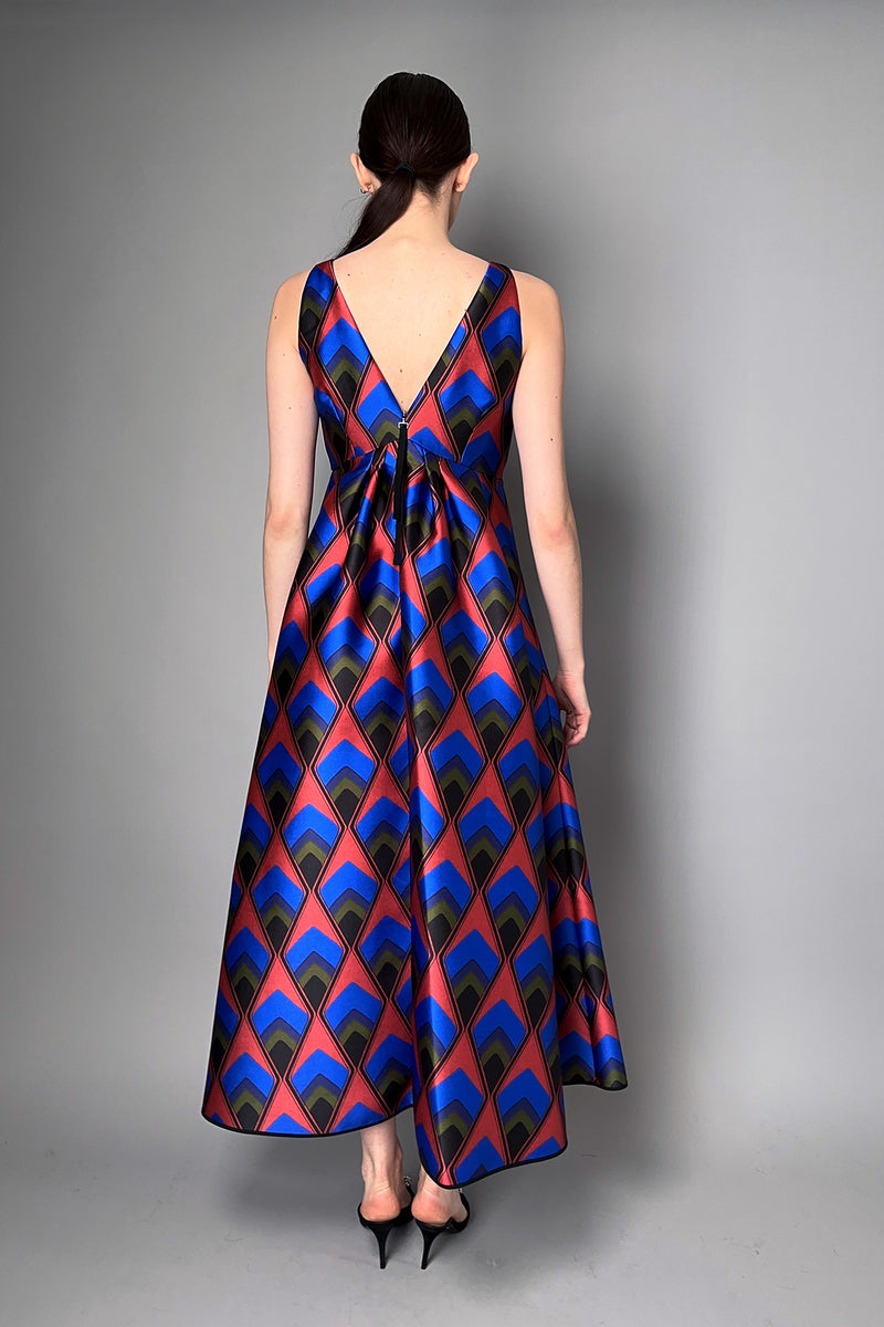 Odeeh Cinabar Long Peacock Dress- Ashia Mode- Vancouver, BC