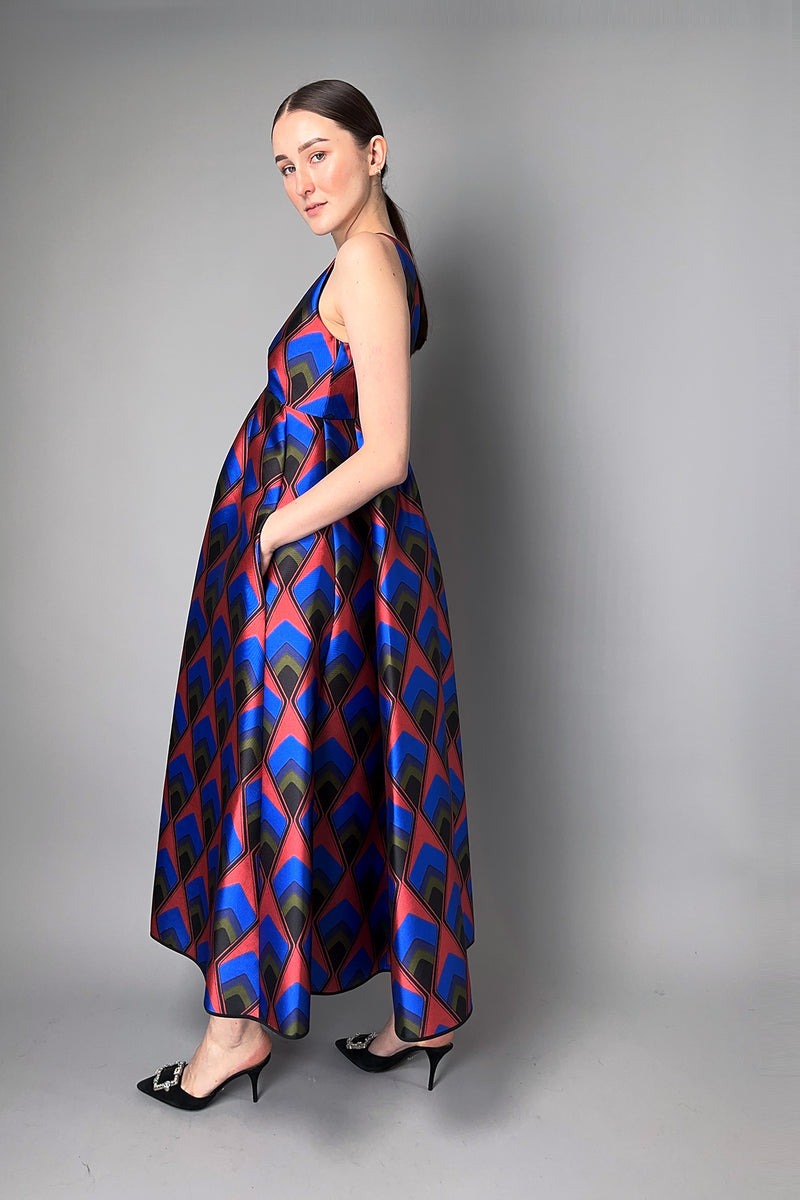Odeeh Cinabar Long Peacock Dress- Ashia Mode- Vancouver, BC