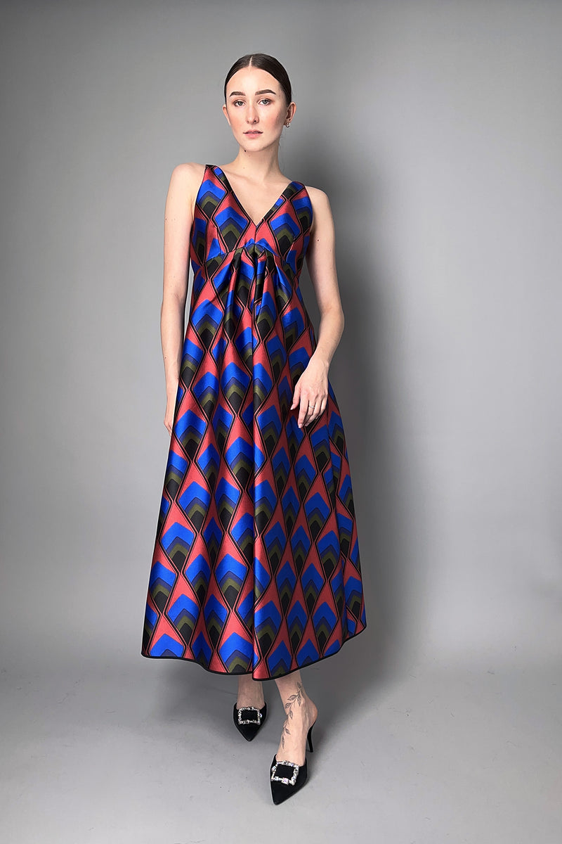 Odeeh Cinabar Long Peacock Dress- Ashia Mode- Vancouver, BC