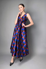 Odeeh Cinabar Long Peacock Dress- Ashia Mode- Vancouver, BC