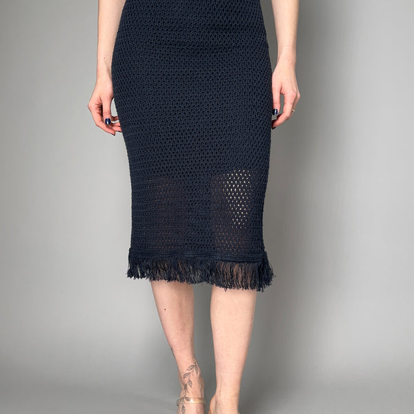 eaphi　gradation wave knit skirt eaphi gradation wave knit skirt Pleated knit skirt with
