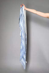 Peserico Double Layer Sparkle Scarf in Blue