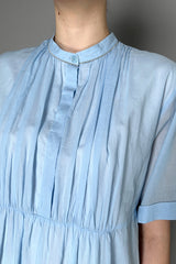 Peserico Layered Cotton Tier Dress in Sky Blue Vancouver. Shop Online or in Store.