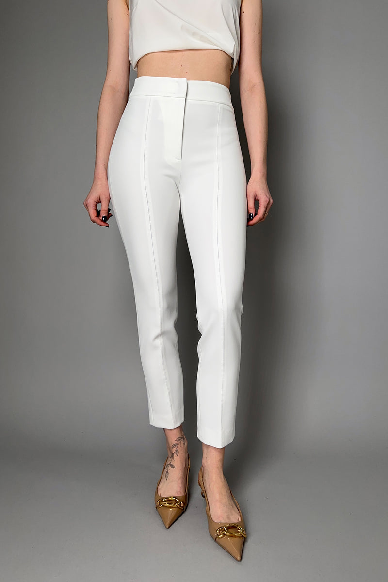 Peserico Slim Stretch Pants in White