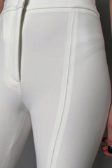 Peserico Slim Stretch Pants in White