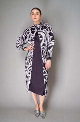 Pleats Please Issey Miyake SEEKER Coat in Light Purple Vancouver. Shop Online or in Store.
