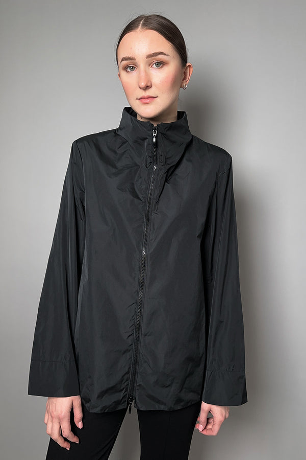 Peter O. Mahler Windbreaker Jacket in Black