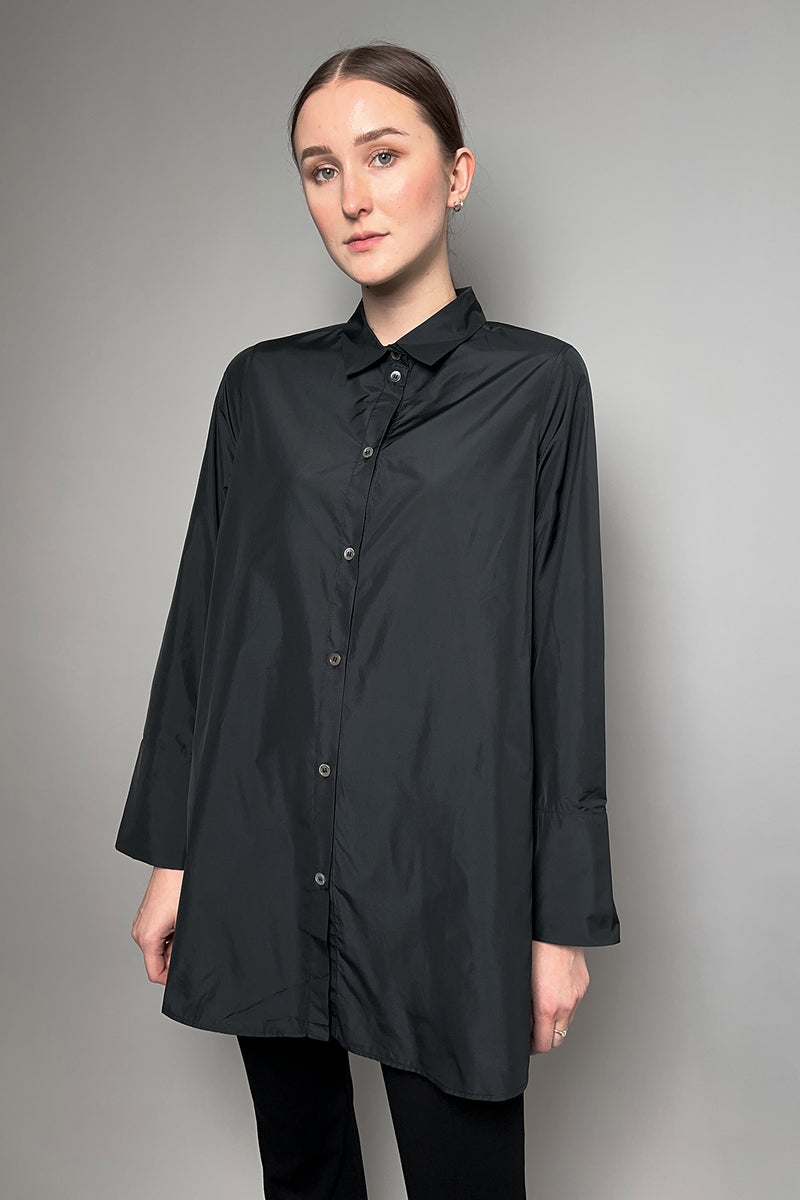 Peter O. Mahler Taffeta Shirt in Black