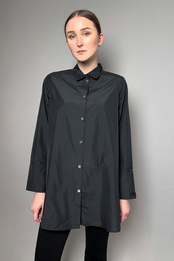 Peter O. Mahler Taffeta Shirt in Black