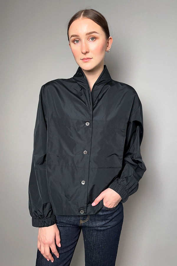 Peter O. Mahler Lightweight Taffeta Jacket in Black