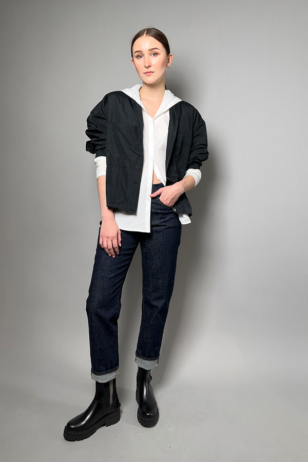 Peter O. Mahler Lightweight Taffeta Jacket in Black