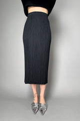 Pleats Please Issey Miyake Thicker Bottoms 1 Skirt in Black