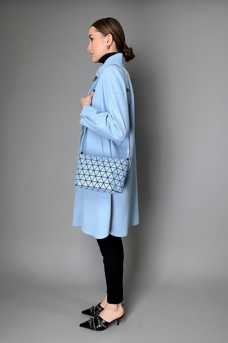 Bao Bao Issey Miyake Crystal Matte Shoulder Bag in Ice Blue