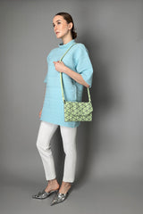 Bao Bao Issey Miyake Tonneau Matte Shoulder Bag in Light Green