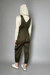 Pleats Please Issey Miyake Monthly Colours September Jumpsuit in Khaki Green- Ashia Mode- Vancouver, BC