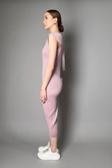 Pleats Please Issey Miyake Monthly Colors : January Sleeveless Jumpsuit in Dusty Pink