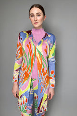 Pleats Please Issey Miyake Frosty Forest Multi Colour Cardigan Vancouver. Shop Online or in Store.