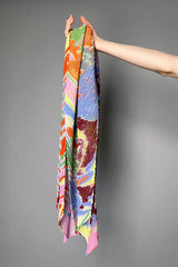 Pleats Please Issey Miyake Frosty Forest Multi Colour Stole- Ashia Mode- Vancouver, BC