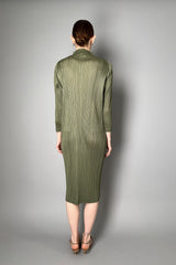 Pleats Please Issey Miyake Monthly Colors : January Dress in Green