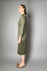 Pleats Please Issey Miyake Monthly Colors : January Dress in Green