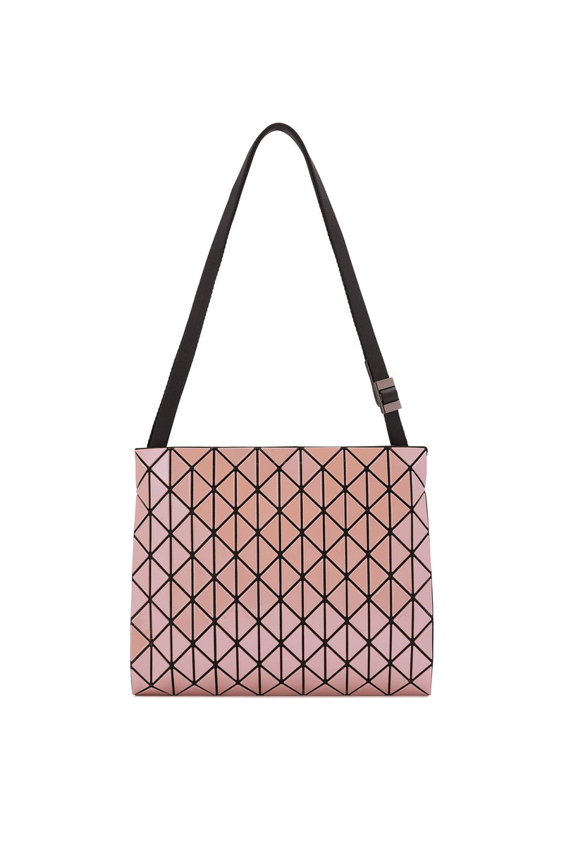 Bao Bao Issey Miyake Small Row Metallic Shoulder Bag in Pink Beige