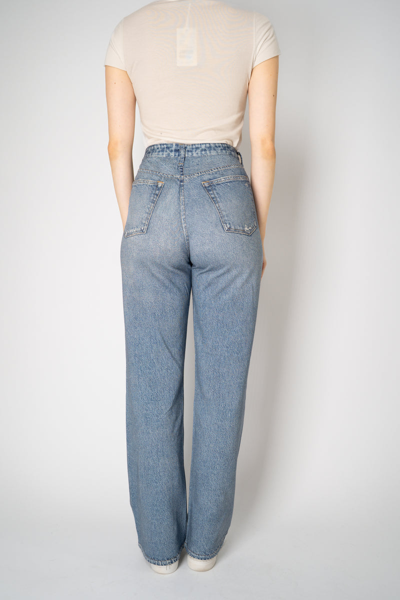 Rag & Bone Miramar High-Rise Shea Straight Leg Pants in Tessa Blue
